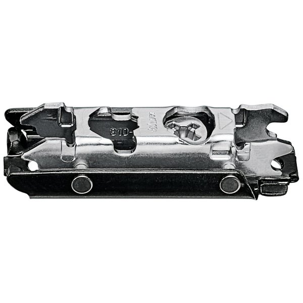 Blum 0mm Onyx Black Screw-on Cam Adjustable In Line Baseplate for Cliptop Hinges 175H3100